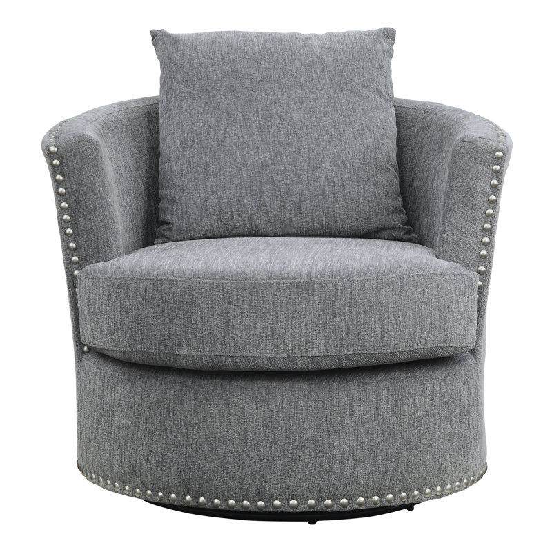 Chaise Prendergast, Chenille gris Mahir