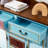 5-Drawer Double Door Accent Shoe Cabinet