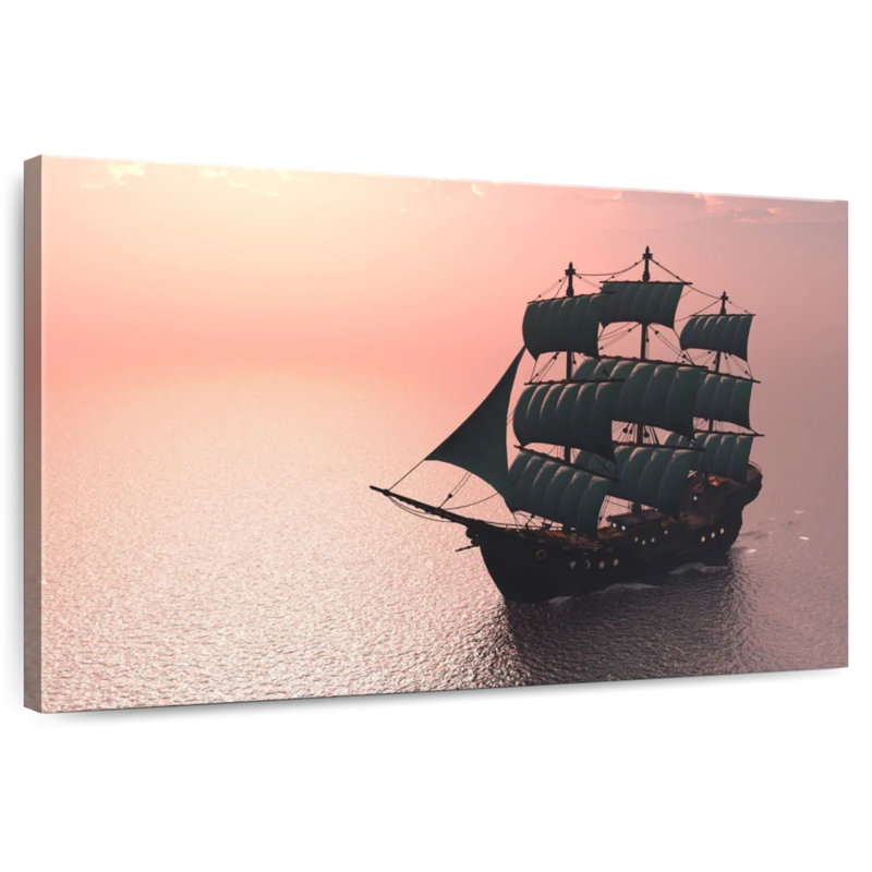 Mehar Sailing Old Ship, 20" H x 30" W