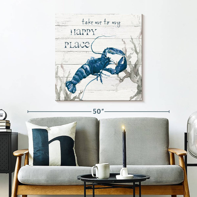 Homard Aletra Happy Place, H 30 po x l 30 po