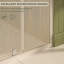 Porte de douche pivotante en verre trempé-127317981