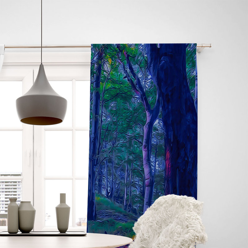 Semi Sheer Curtain Pair, 40" W x 82" L