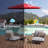 Patio Umbrella, Outdoor Table Umbrella With Push Button Tilt And Crank, UV Protection Waterproof Market Sun Umbrella With 8 Sturdy Ribs For Garden, Deck, Backyard, Pool-110874439-110874444-110874445