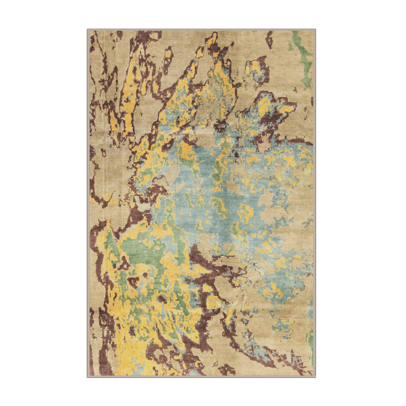 Abstract Indoor Rug, Rectangle 2' x 3'
