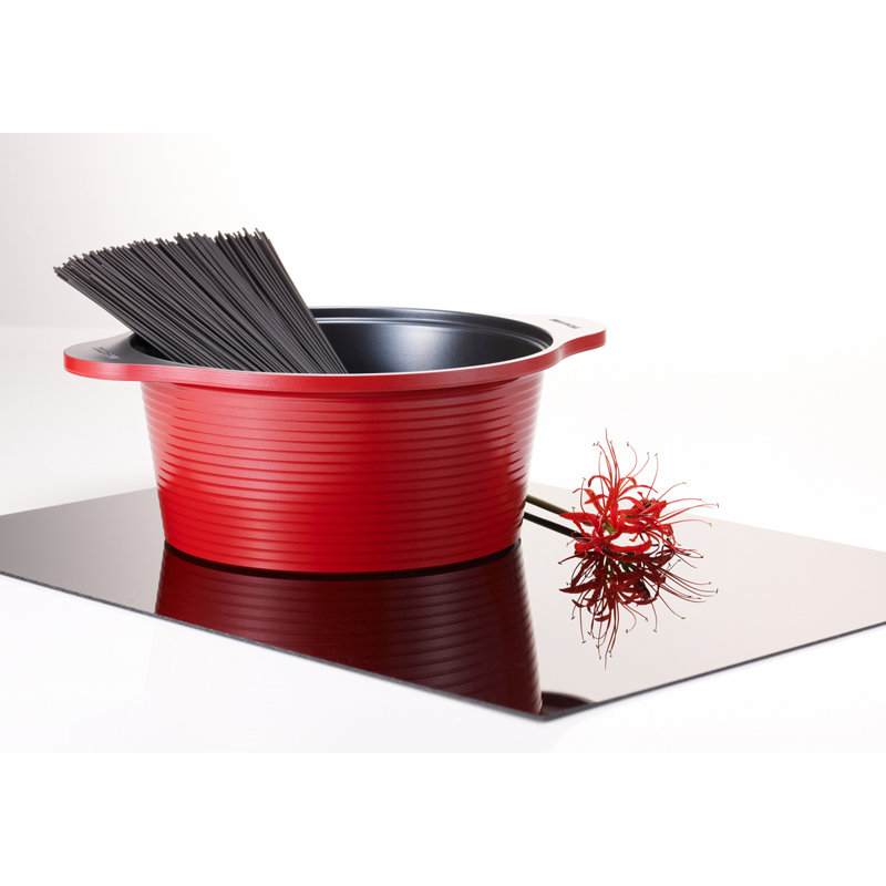 Happycall 4 pintes Pot avec couvercle, 4 pintes, Rouge