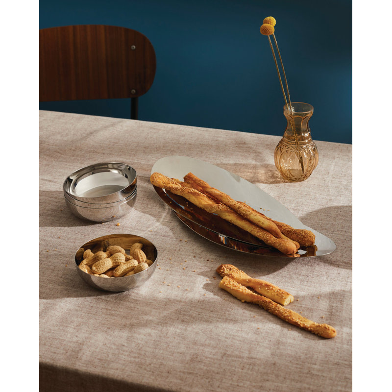 Octave Bread and Breadstick Basket, 1.77" H x 16.34" W x 6.89" D
