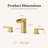 Waterfall 8 In. Widespread Double-Handle Bathroom Faucet-107559459