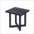 ELLA SQUARE SIDE TABLE, Black