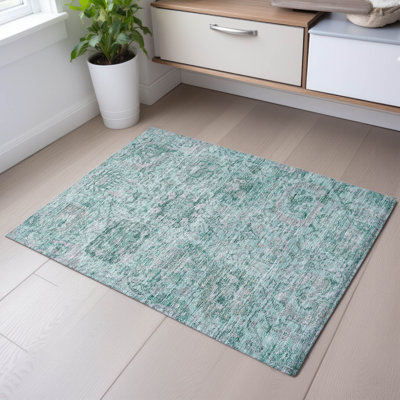 Tapis damassé de qualité supérieure lavable à la machine Wayne AMF1102