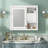 32'' Bathroom Wall Cabinet With Mirror