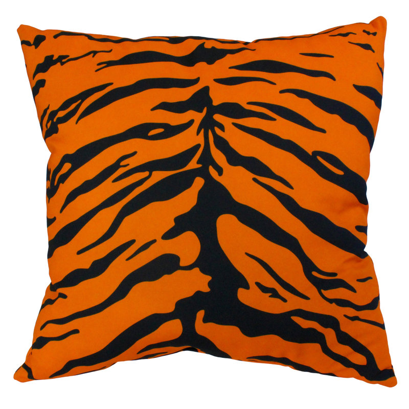  Housse de coussin décoratif en polyester / mélange de polyester, Orange