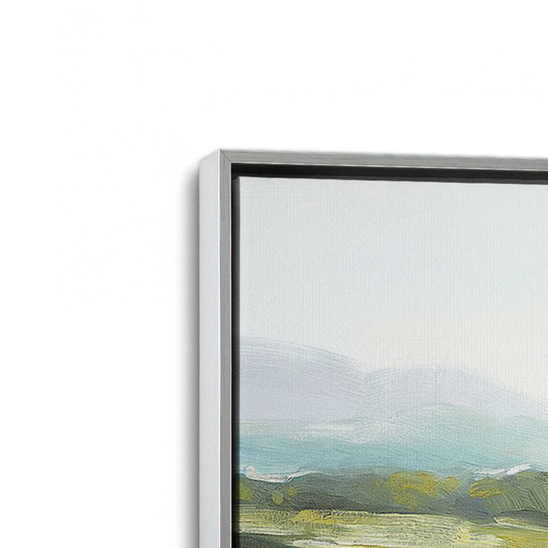 «Loyal Daydreamers», reproduction sur toile, H 10 po x l 14 po x P 1,75 po, Cadre flottant en chrome poli