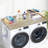 Royxen Laundry Countertop Solid Wood, Countertop for All Front-Loaded Washing Machine