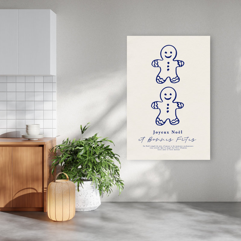 «Etbonnesfêtes Minimalist Winter», impression murale, H 60 po x l 40 po