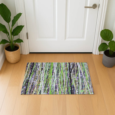 Tapis à rayures lavables à la machine de qualité supérieure Mayfield AMF2125