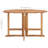 Folding Patio Dining Table 43.3"x43.3"x29.5" Solid Wood Teak