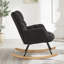 Fauteuil coulissant ergonomique en tissu capitonné avec structure en métal robuste pour une assise confortable et une détente-1684667718