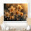 Beige jaune doré heure brillante jonquilles - jonquilles murales