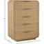 Commode Windsor en bois massif et canne naturelle Windsor-120494471