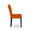L'ensemble de salle à manger 5 pièces comprend une table de salle à manger rectangulaire avec feuille papillon et 4 chaises rembourrées en similicuir haricot cuit au four, noir-733218472-733218473-796693293