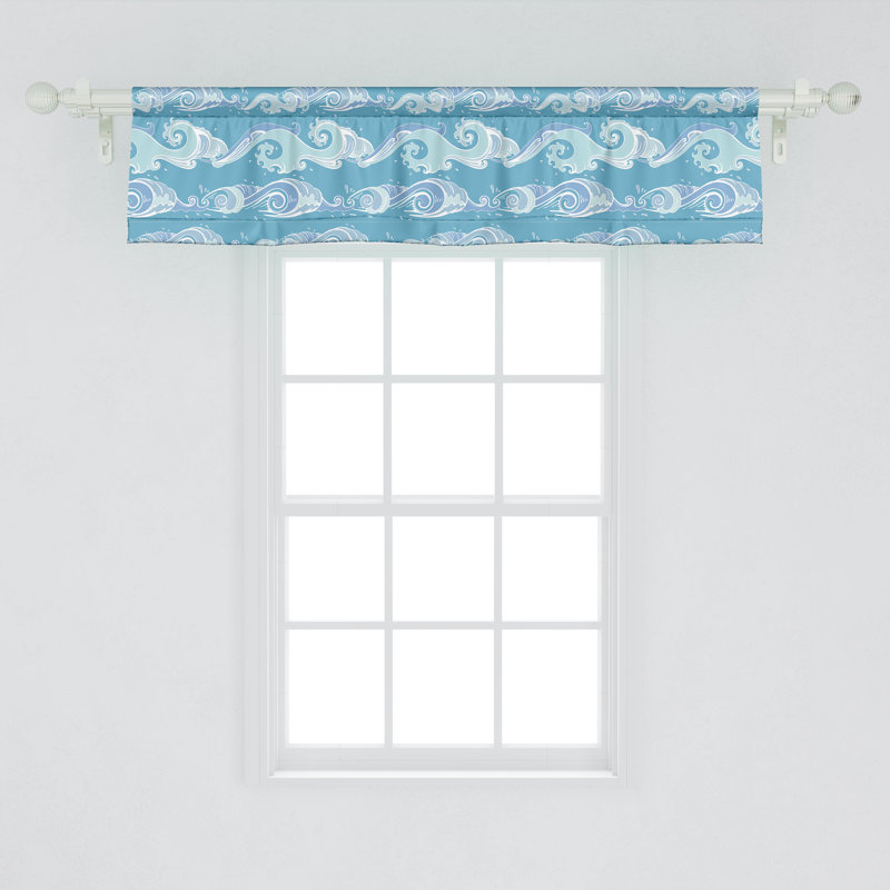 Ensemble de 2 cantonnières Ambesonne Nautical, L 42 po x L 18 po