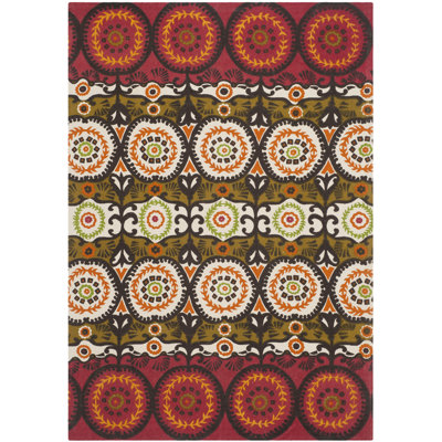Tapis en coton tissé à la main Allison Cedar Brook