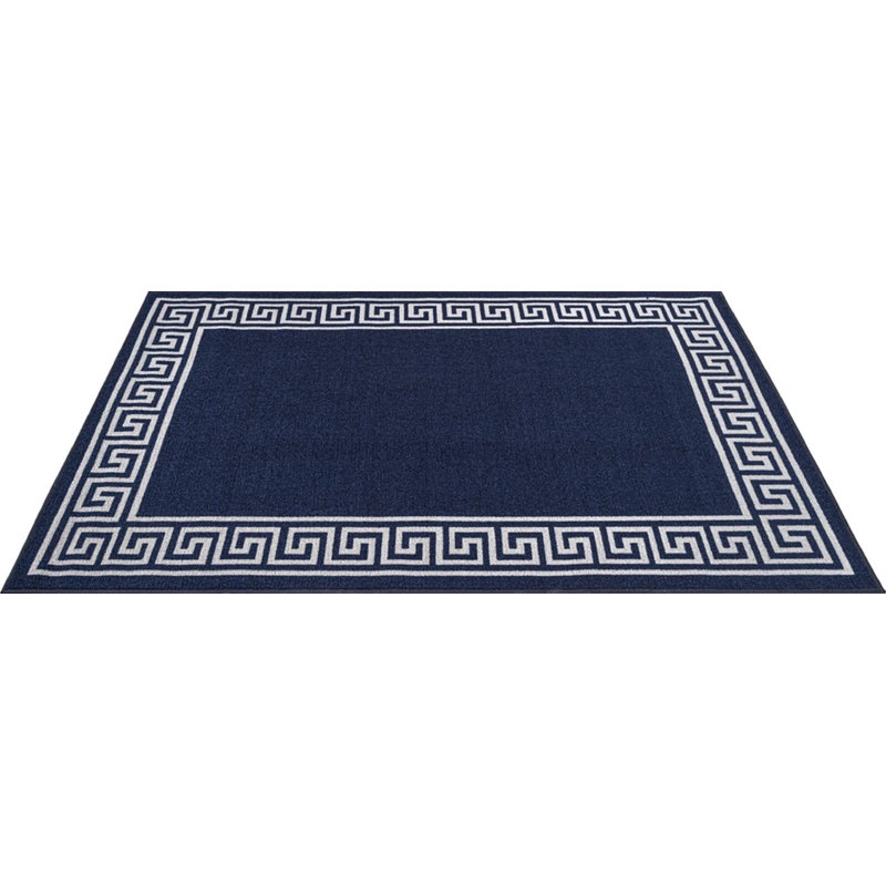 Geometric Indoor / Outdoor Area Rug, Runner 80 x 300 cm
