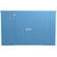Remise de rangement en acier Elite, 10 x 4, bleu gris