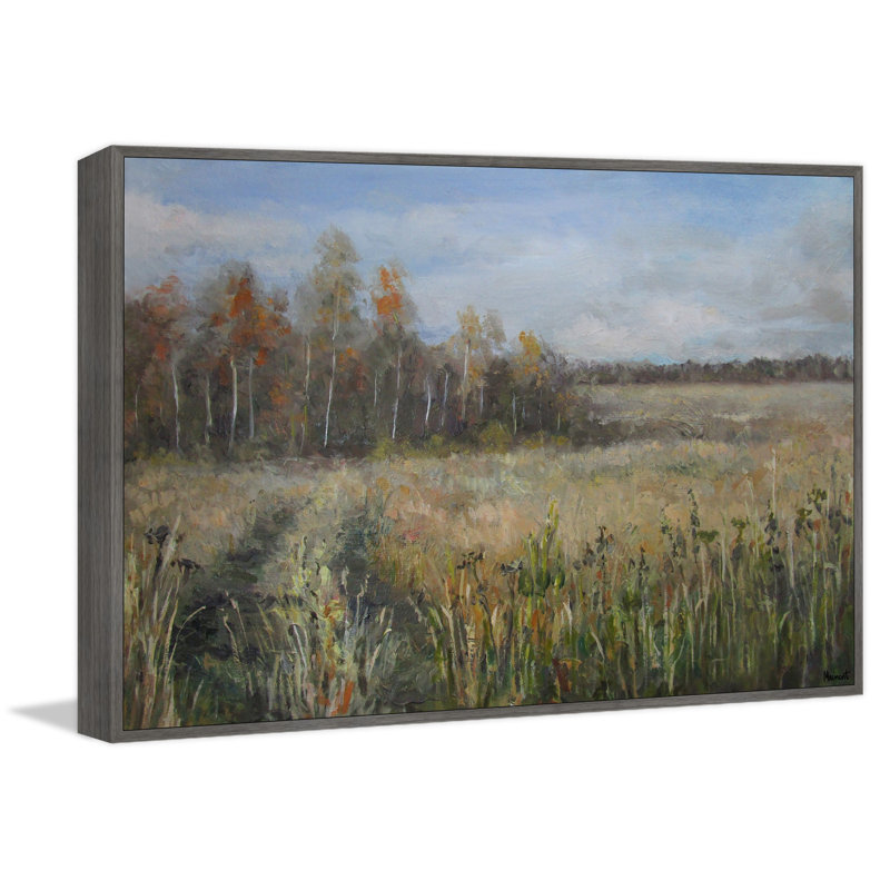 Summertime Fields - Painting on Canvas, 51cm H x 76cm W x 3.81cm D