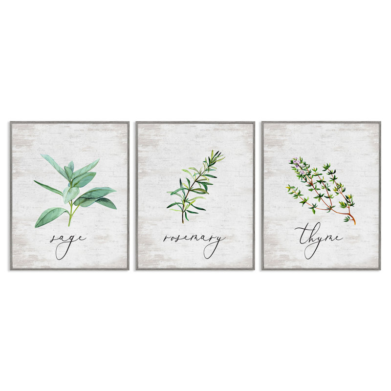  Charmant ensemble de 3 estampes de cuisine et de giclée par Summer, Estampe numérique Farmhouse, H 14 po x l 11 po