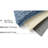 Luxury Chenille Bath Mat, Extra Soft Absorbent Shaggy, Non-Slip Plush, Grayish Blue, 24X16 Inch-1069234263