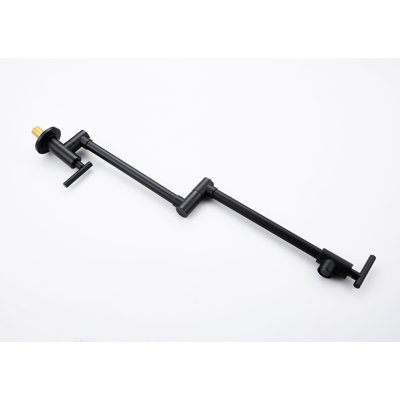 Robinet de robinet de cuisine mural pliant noir mat, laiton, rotation sur 360 degrés pour une utilisation pratique, poignées doubles pour gérer le débit d'eau et les gouttes, matériau en laiton traité contre la corrosion,