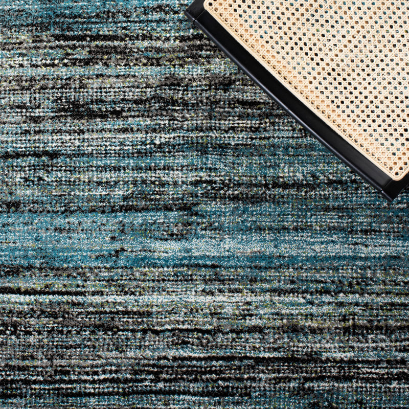 Tapis performance à motif abstrait Porcello, Rectangle 8 pi x 10 pi