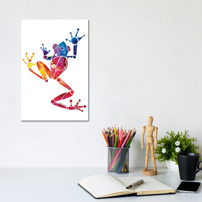 Tree Frog - No Background by Jo Lynch - Wrapped Canvas Gallery-Wrapped Canvas Giclée, 20.32 cm H x 30.48 cm W