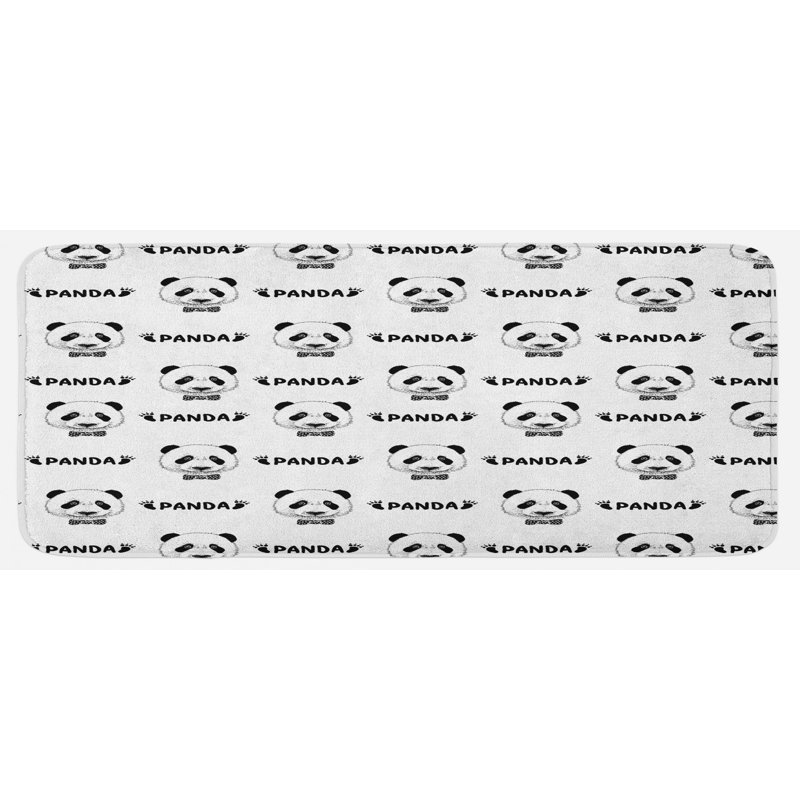 Tapis de cuisine panda