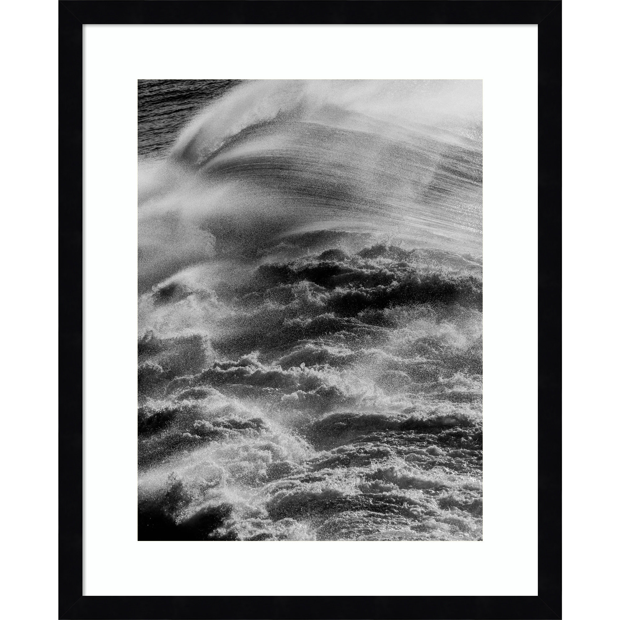 Sea Offerings by Shot by Clint Wood Framed Wall Art Print, Black, 21" H x 17" W