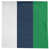 Blanc / bleu / vert