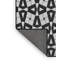 Tapis noir/blanc tissé à la machine-1844695045