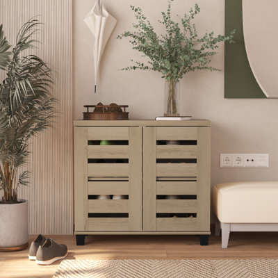 Millan 12 Pair Shoe Storage Cabinet