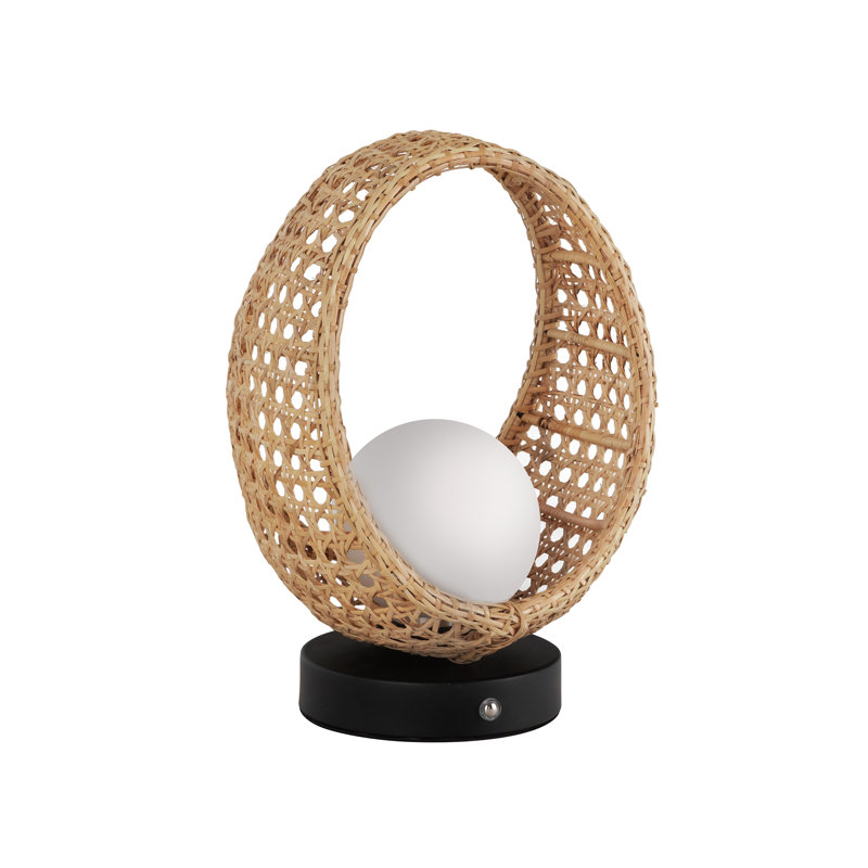 Lampe fantaisie en métal Lanai, H 10,63 po x l 7,38 po x P 5,63 po