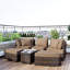 Ensemble de conversation pour patio 6 pièces-1883864094-1883864093