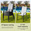 Stackable Outdoor Patio Dining Side Chair-864597525