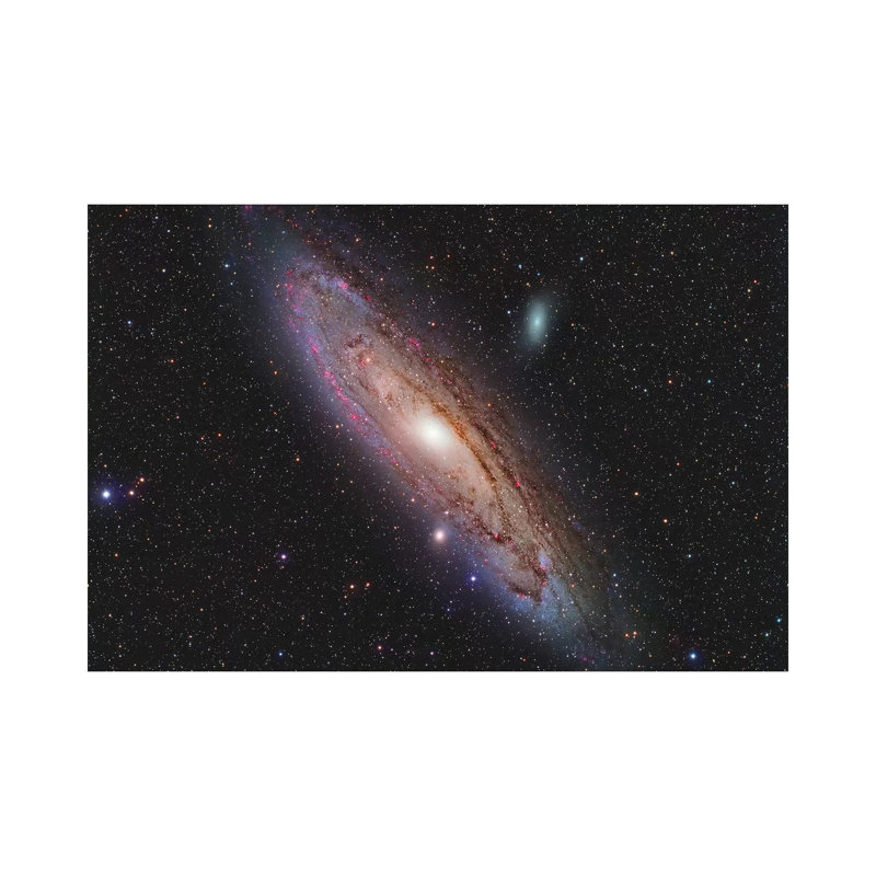 Andromeda Galaxy (NGC 224) by Reinhold Wittich - Wrapped Canvas Print, 20.32 cm H x 30.48 cm W