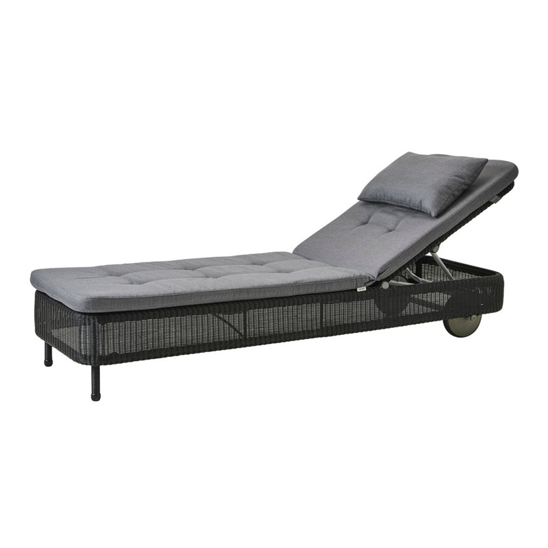 Presley Sunbed, Gray, Taupe