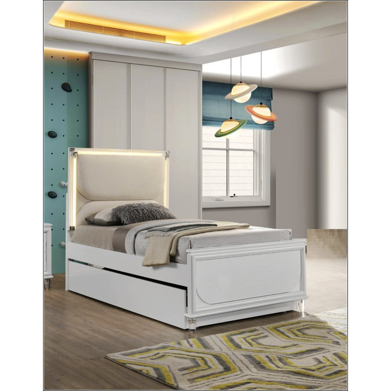Lit tapissier Contemporary Glam, Double