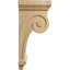 Corbeau à volutes l 4 1/2 po x P 5 5/8 po x H 12 po (paquet de 4)-91124286