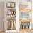 Closet System 2ith Hanging Rods and Shelves-397025875