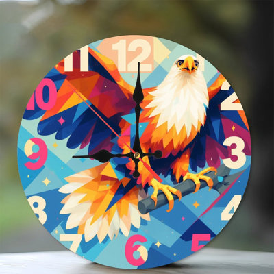 Elegant Eagle Clock