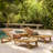 Outdoor Chaise Lounge with Table