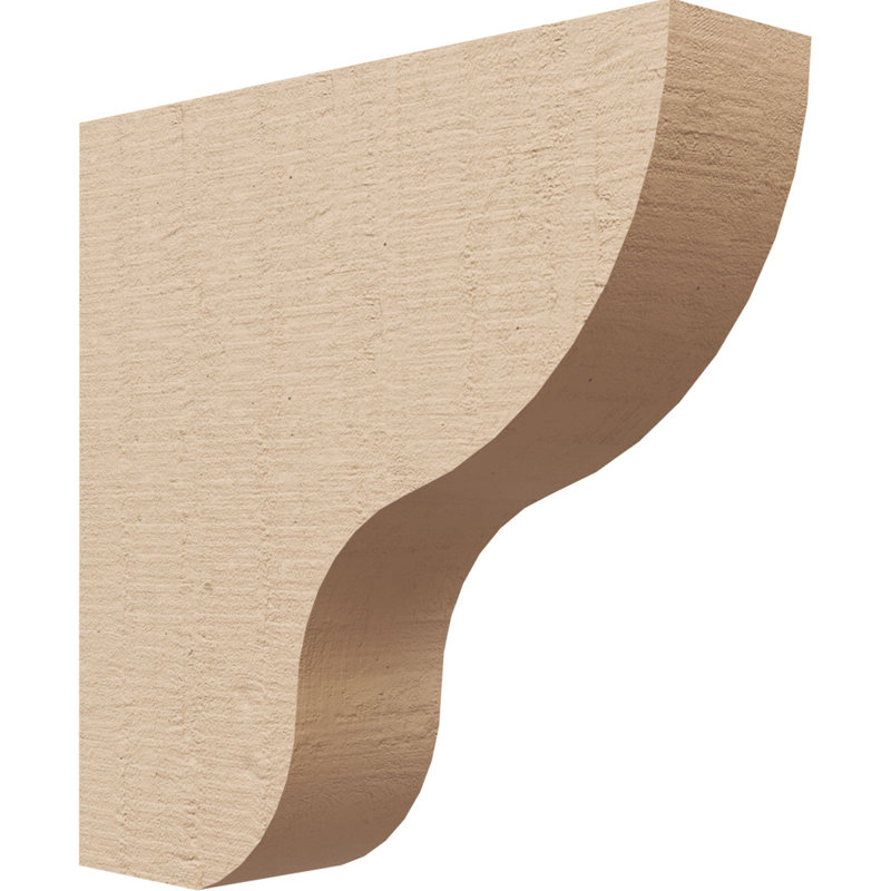 Bois de cèdre brut Greensboro TimberThane Corbel, apprêté brun clair, H 12 po x l 3 po x P 12 po
